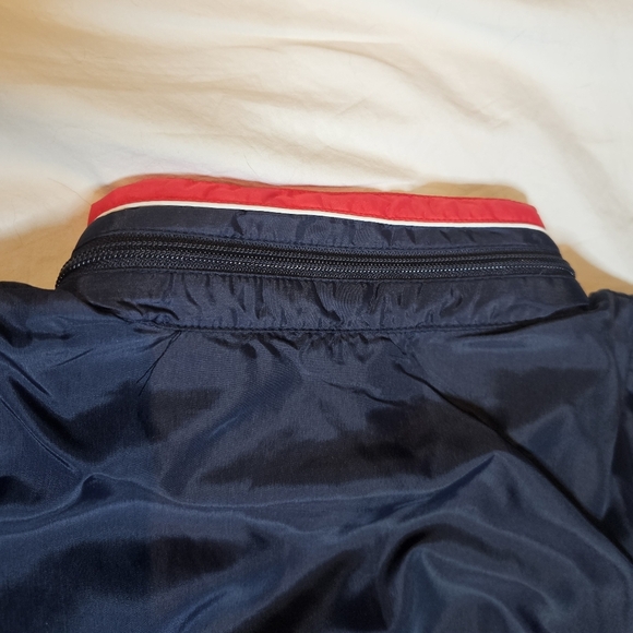 Vintage 90s Silver Fox Sportswear by Rainbow USA Flag Windbreaker NOS Deadstock - Picture 6 of 13